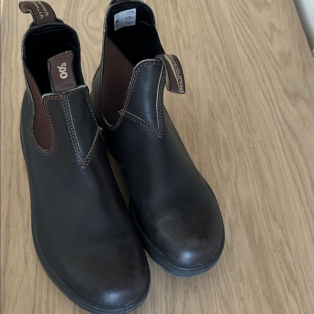 Blundstone Unisex Classic  Brown Chelsea Boots BL500 men size 8 women size 10